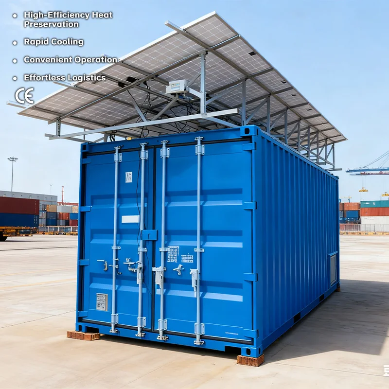 Contenedor Refrigerado Solar con Compresores Copeland/Frascold, Insonorizado y con Control Remoto para Congelación de Carne