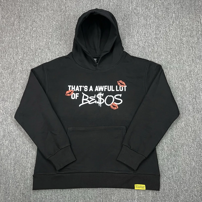 That's A Awful Lot de sudadera con sirope para la tos, marca de tendencia europea americana, diseño de logotipo creativo, sudaderas con capucha de SYRUP COUGH para hombre