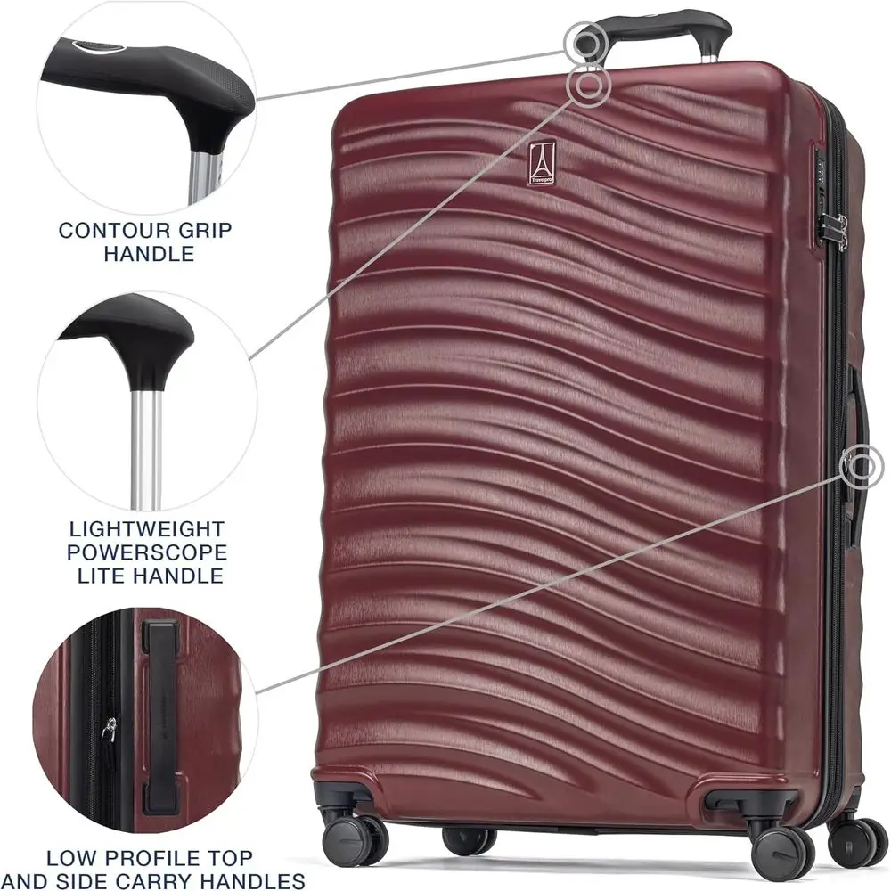 Maxlite Air V2 2-Piece Luggage Set: 8-Wheel Spinner, Lightweight Hardshell, TSA Lock, 21 & 28