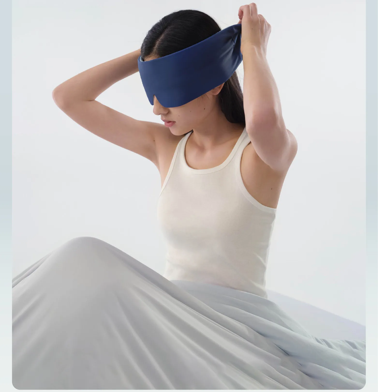Deep Sleep Blackout Eye Mask With Full Coverage Zero Light Leakage Breathable Sweat Free Skin Friendly, Soft and Comfortable