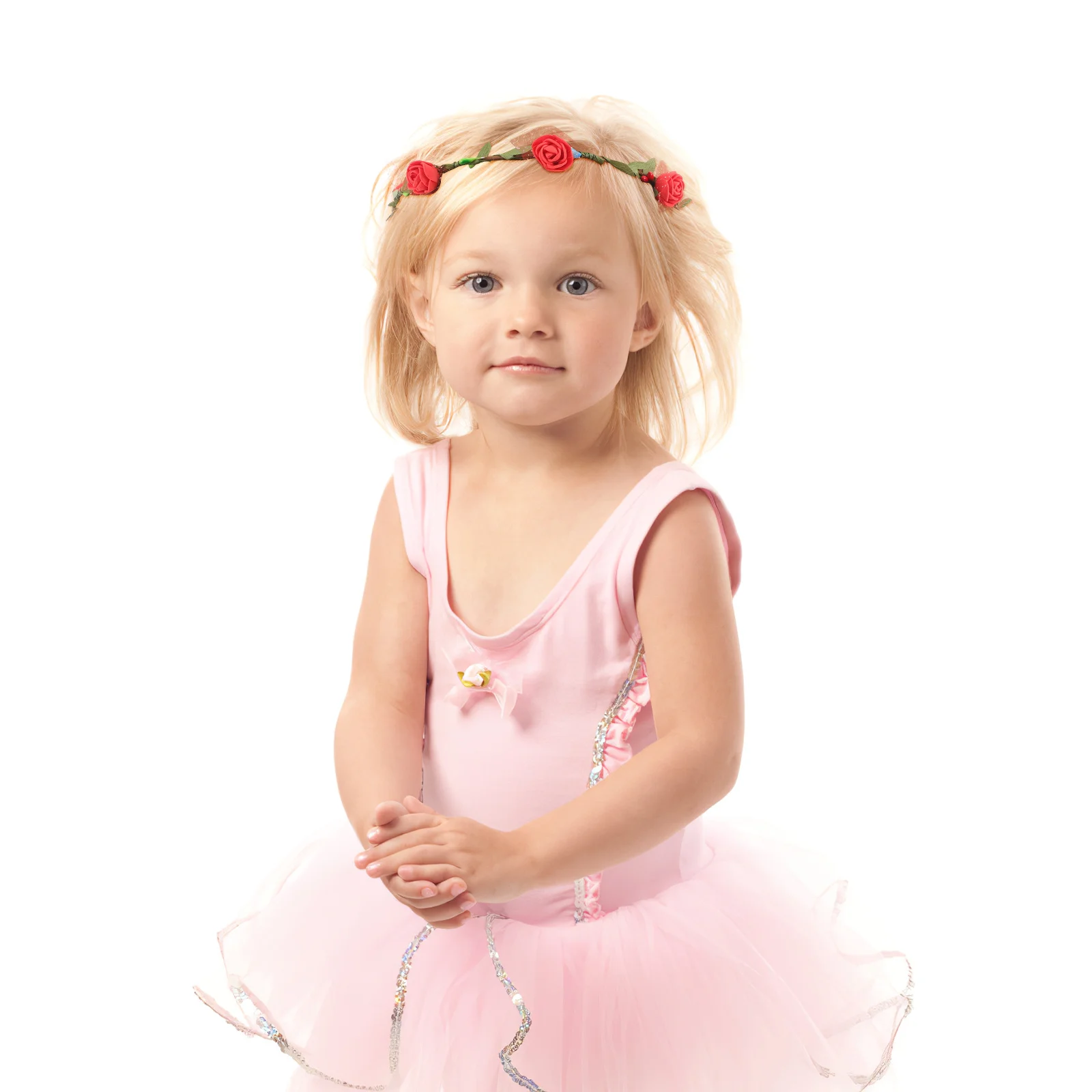 

4Pcs Wedding Bridal Flower Hair Bands Lightweight Women Headbands Hair Accessories for Brides Birthday Party Womens Headband