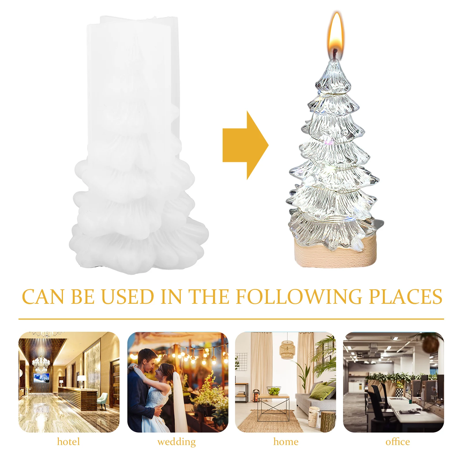 

Christmas Tree Mold Flexible Bubble Silicone Molds for Making Suite Practical Soap Wax Silica Gel