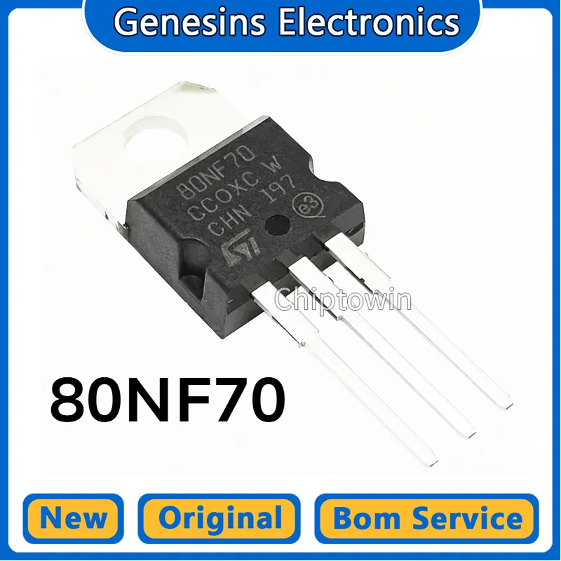 5/50/500 pcs Original STP80NF70 80NF70 FET 80A 70V TO-220 P80NF70 WN7
