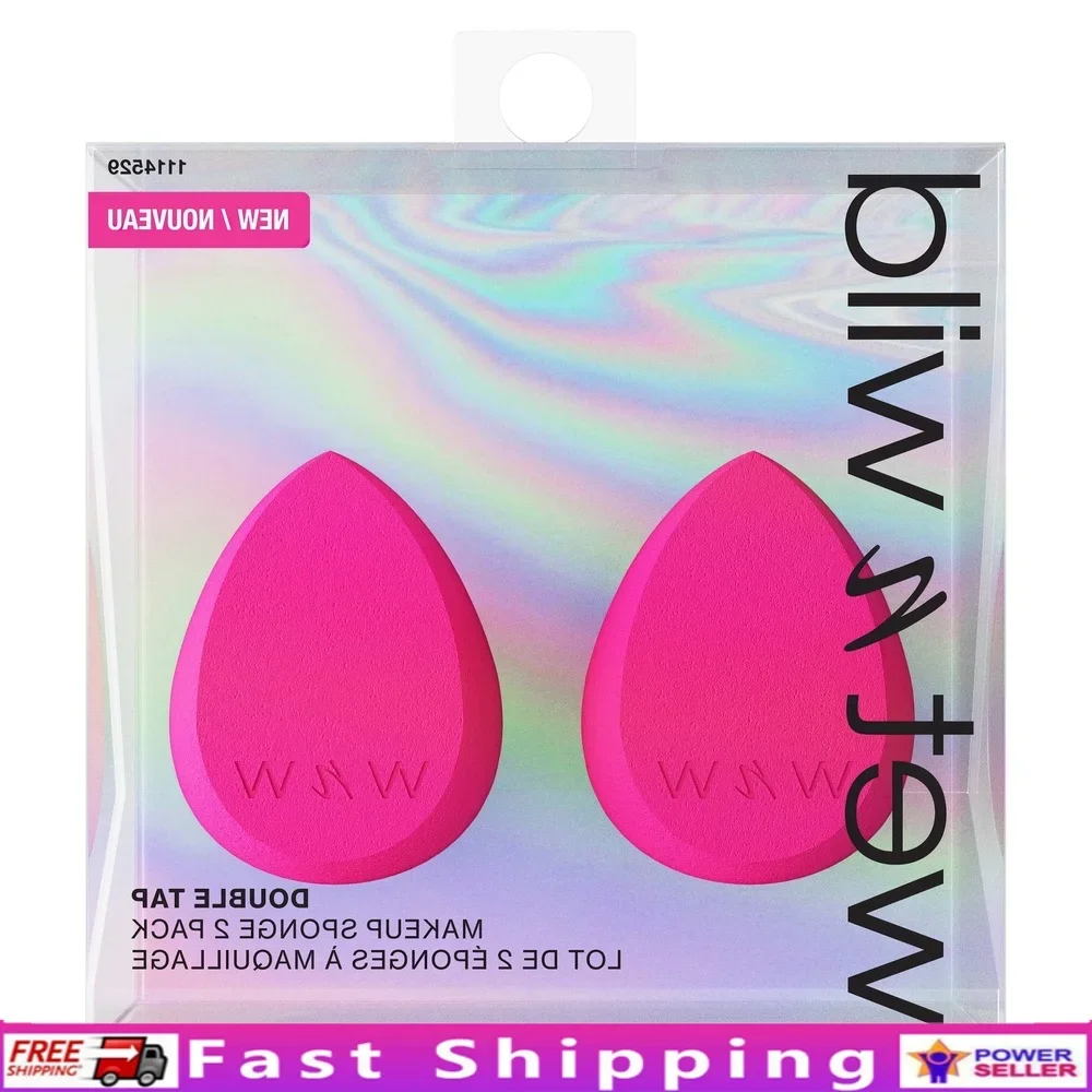 

Makeup Sponge Wedge 2 Pack Teardrop Design Hydrophilic Material Seamless Application Reduces Waste Effortless Blending Reusable