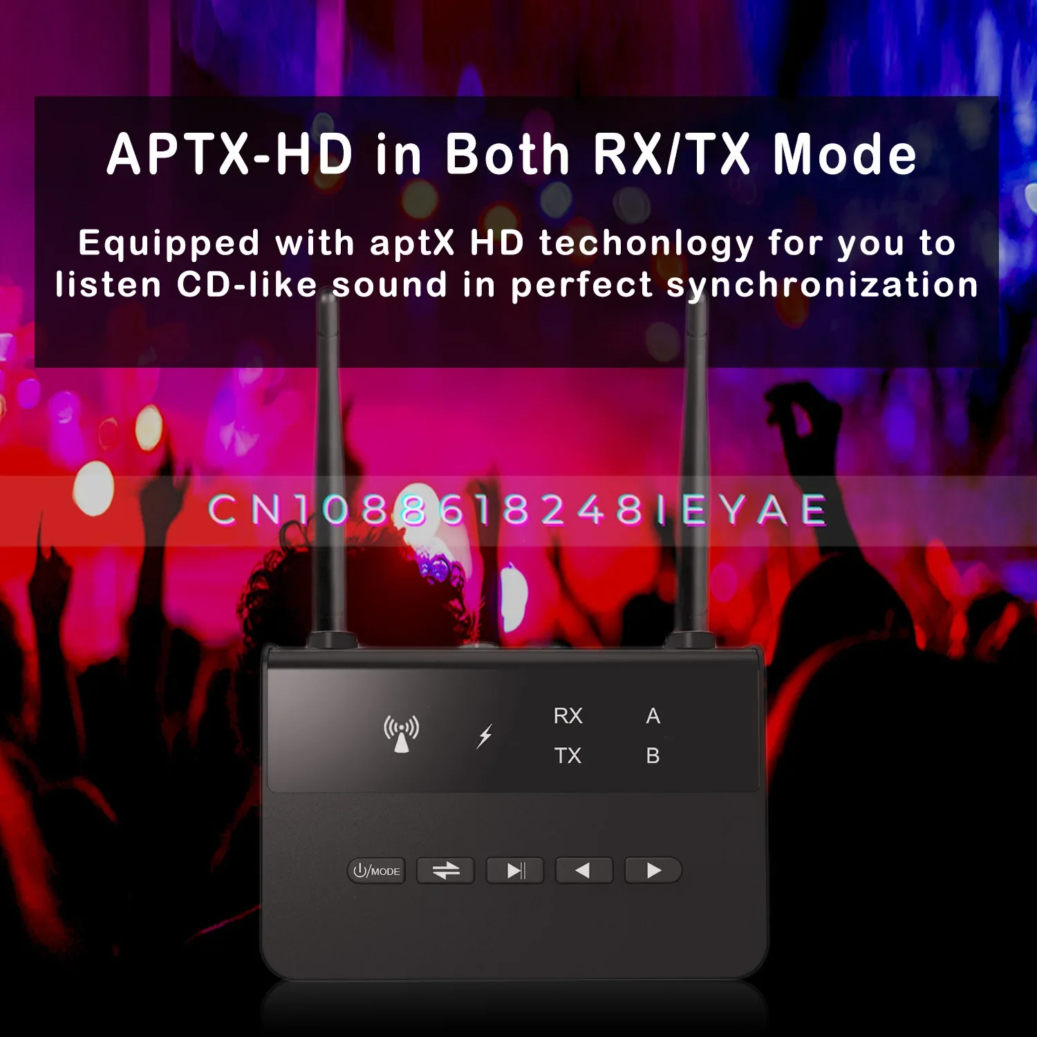 New Bluetooth 5.4 Qualcomm Solution Receives and Transmits 2-in-1 AUXRCA Car TV APTX Adaptive