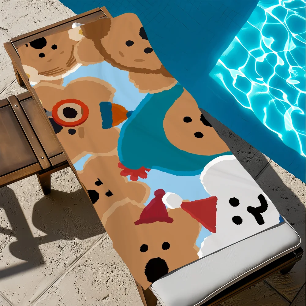 

D-Dino-taeng CARTOON Towel Beach Quick Dry Soft Pool Towels Gift for Travel Gym Shower Camping sports