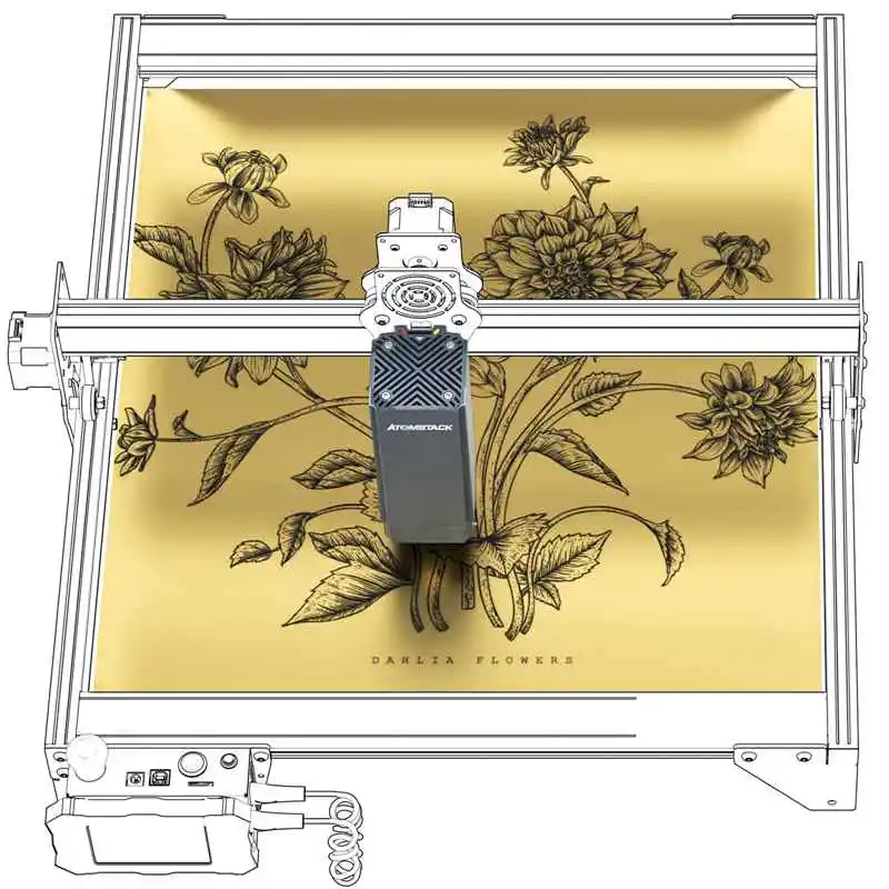 ATOMSTACK R30 Infrared Laser Module 0.03mm Circular Laser Point 20000Hz Upgraded Infrared 1064nm Engraving Head Tool