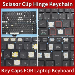 Replacement Keycaps Scissor Clip Hinge For Acer Predator Helios 300 G3-571 G3-572 PH315-51 PH317-51 PH317-52 Keyboard Keychain