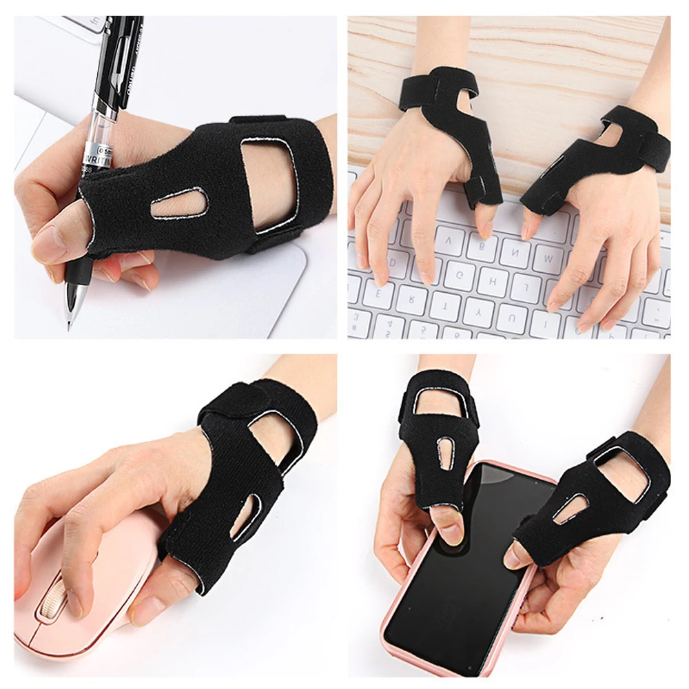 Thumb Wrist Brace Night Support for Pain Relief Sprains Arthritis Tendonitis Carpal Tunnel, Wrist and Thumb Support Stabilizer