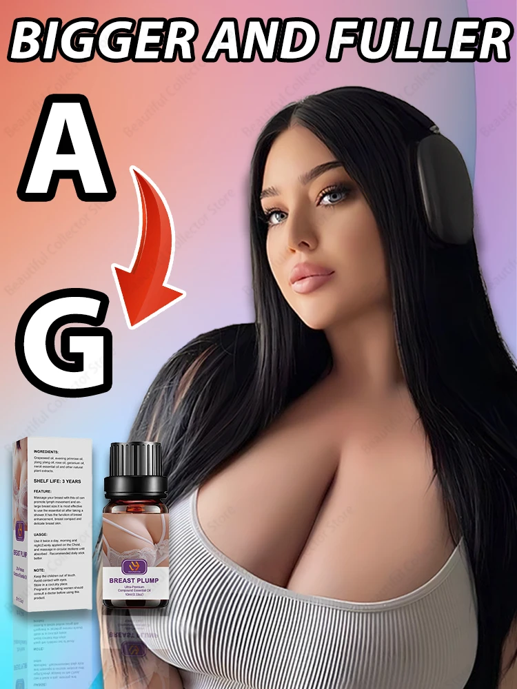 Breast Enhancement Serum Chest Lifting Oil Bigger Breast Massage Firming Breast Plumping Oil Chest Enlarge Capsule