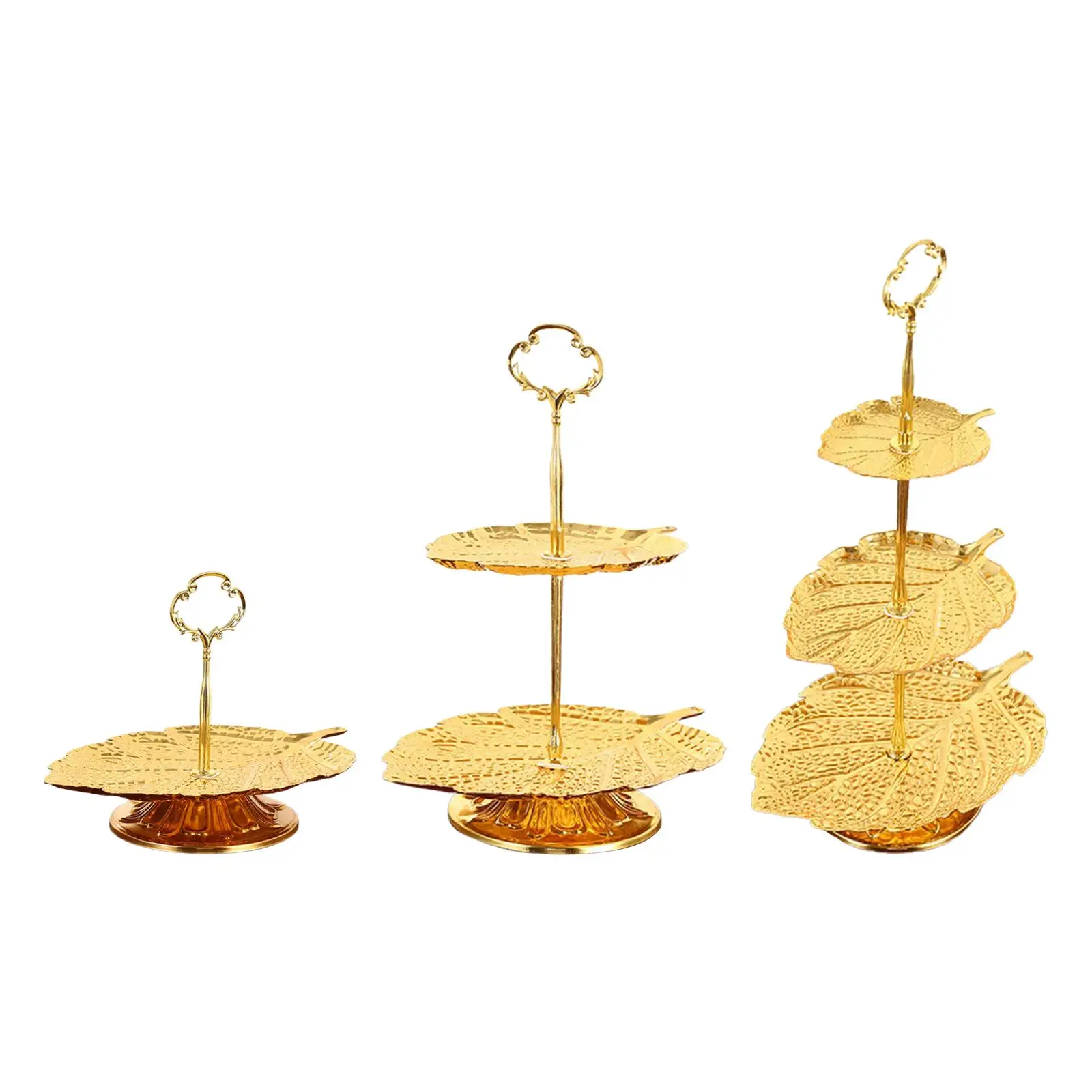 

Leaf Fruit Tray Dessert Cake Display Tower Cookie Tray Rack for Home