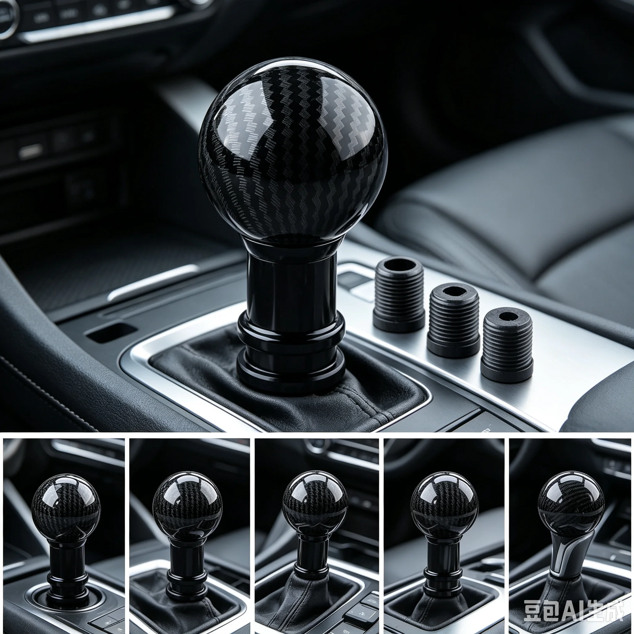 5 6 Speed Car AT MT Gear Shift Knob Lever Shifter Stick Manual Gear Head Lever Headball Shift Knobs