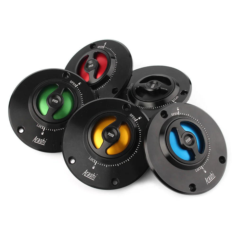 Motorcycle Keyless Cover Fuel Gas Tank Cap For Kawasaki ZX6R ZX-6R ZX10R ZX-10R ER6F ER6N 2009-2018 Ninja Z750 Z800 Z1000