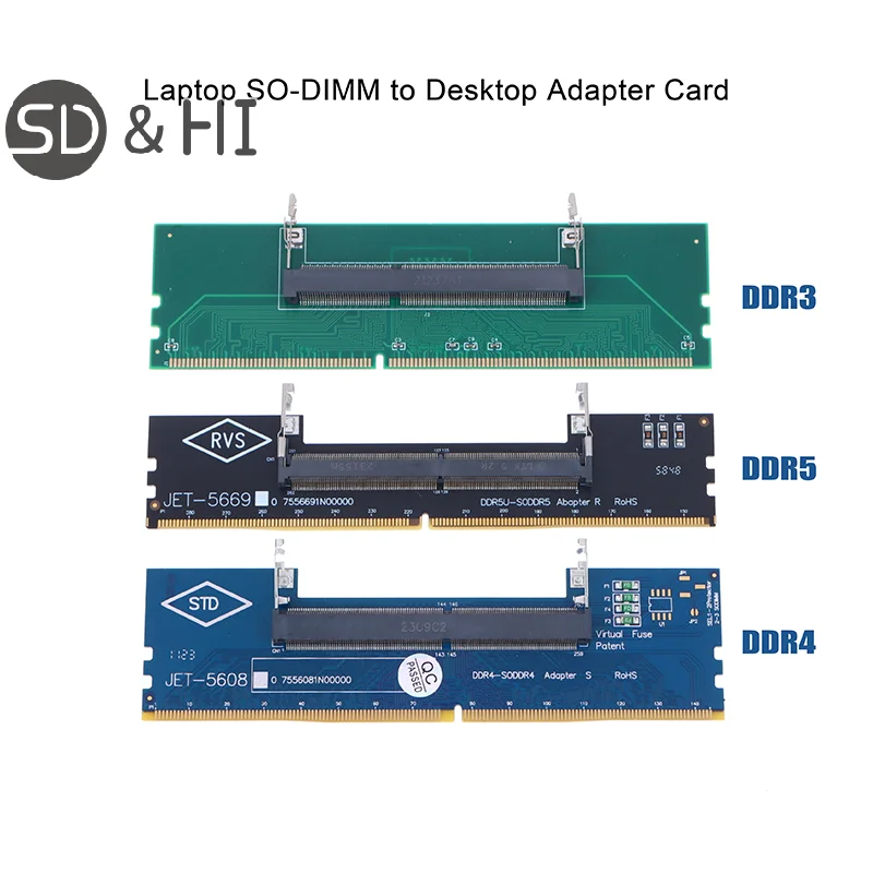 Адаптер для ноутбука DDR3 DDR4 DDR5
