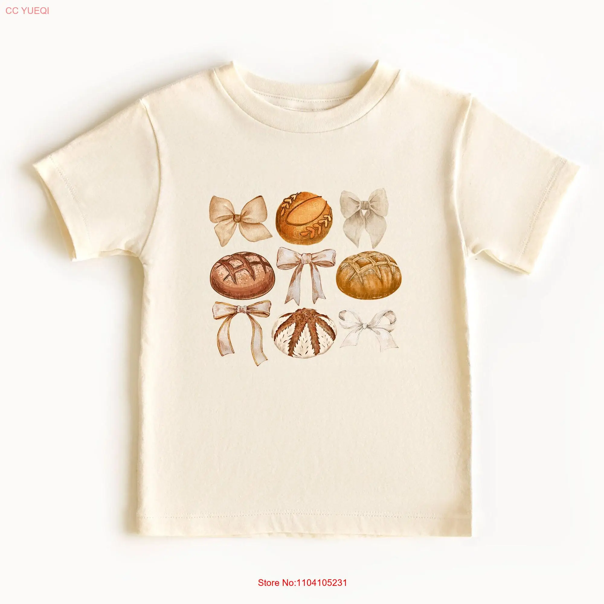 Sourdough T Shirt Coquette Bow Bread Baking Baker for Friend Homestead long or short sleeves