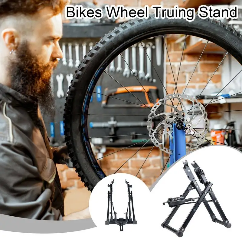

Park Tools Bike Stand Heavy-Duty Aluminum Alloy Bicycles Wheel Truing Stand Multifunctional Bicycles Maintenance Tool For