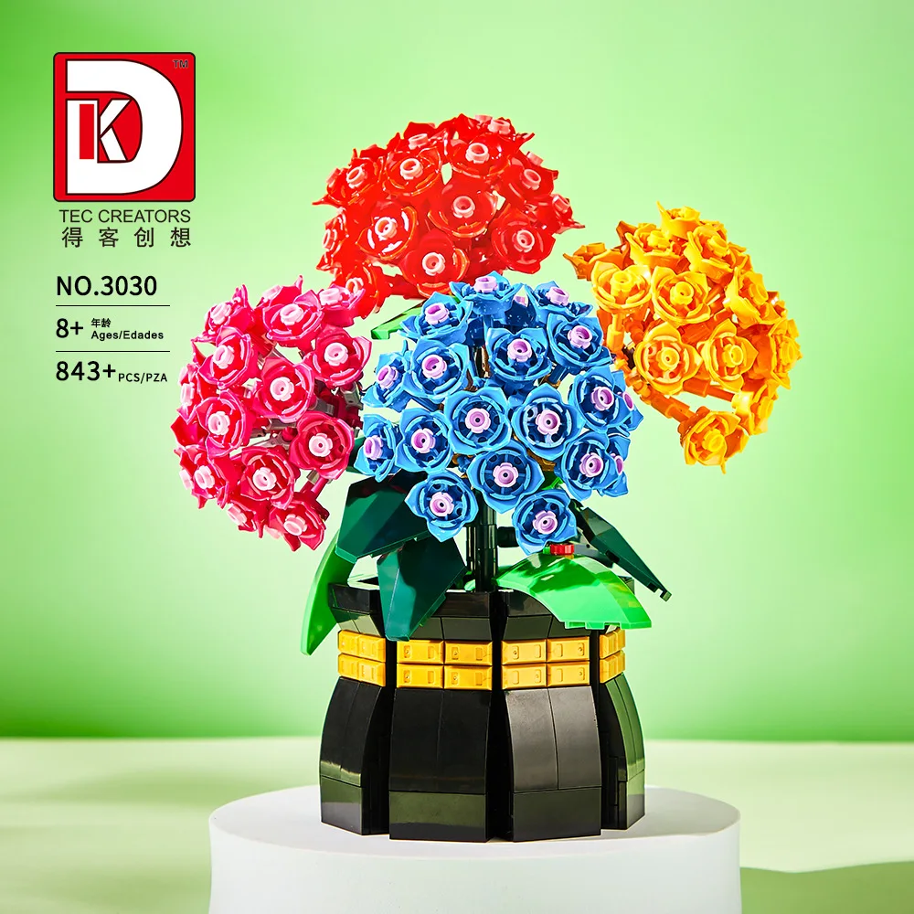 ชุดตัวต่อกระเช้าดอกไฮเดรนเยียแ - Monstera บทวิจารณ์และราคา