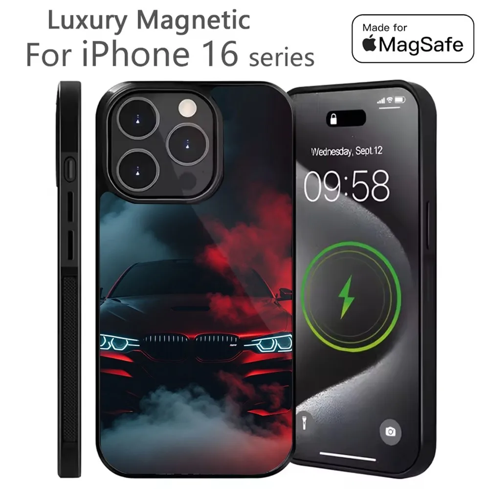 

Bule Red Car B-BMW-S m5 Phone Case For iPhone 16,15,14,13,12,11,Plus,Pro,Max Mini Magsafe Magnetic Wireless Charging