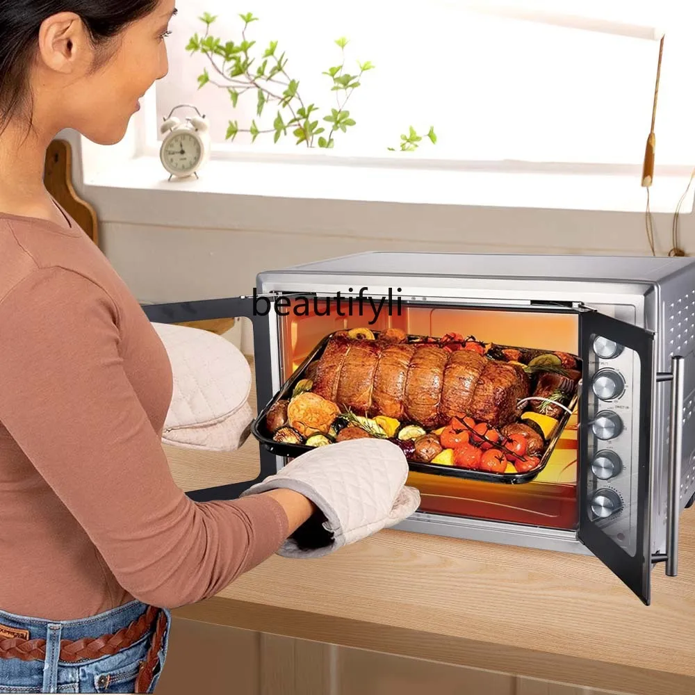 ベイクドチキンピザ家庭用ステンレス鋼ドアフレンチオーブン