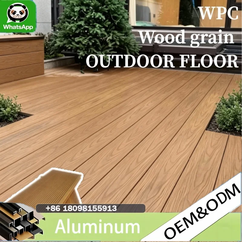 High Quality WPC Decking Outdoor Wood Plastic Composite Hollow Deck Waterproof Anti Slip UV Resistant Easy InstallLowMaintenance