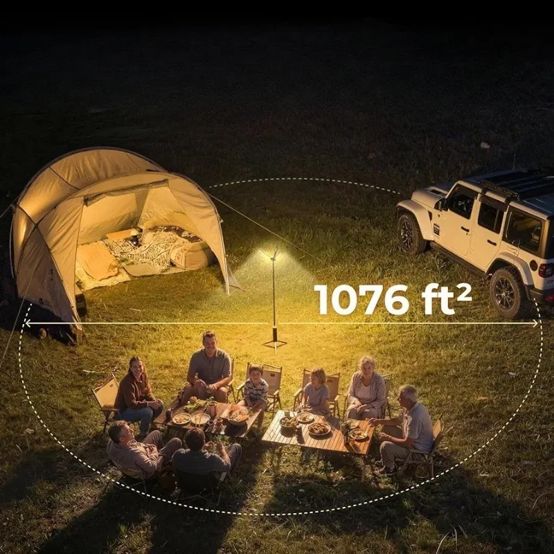 New Multifunctional Camping Light Camping Light Rechargeable Retractable Folding Lighting Hanging Light Camp Light