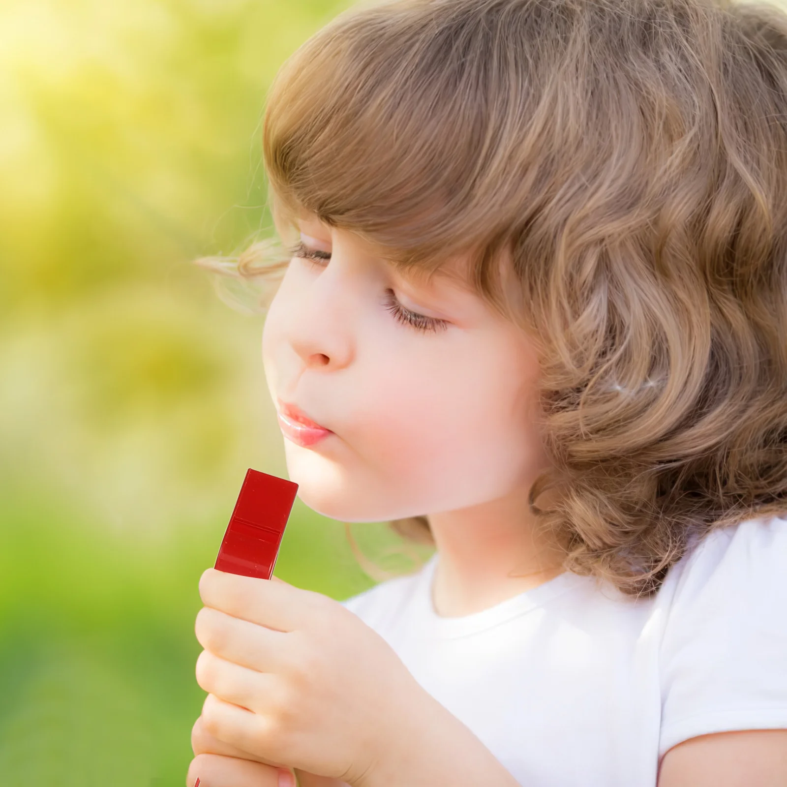 24-częściowy przenośny gwizdek z wisiorkiem dla dzieci Wielofunkcyjne plastikowe dopingowanie ze smyczą