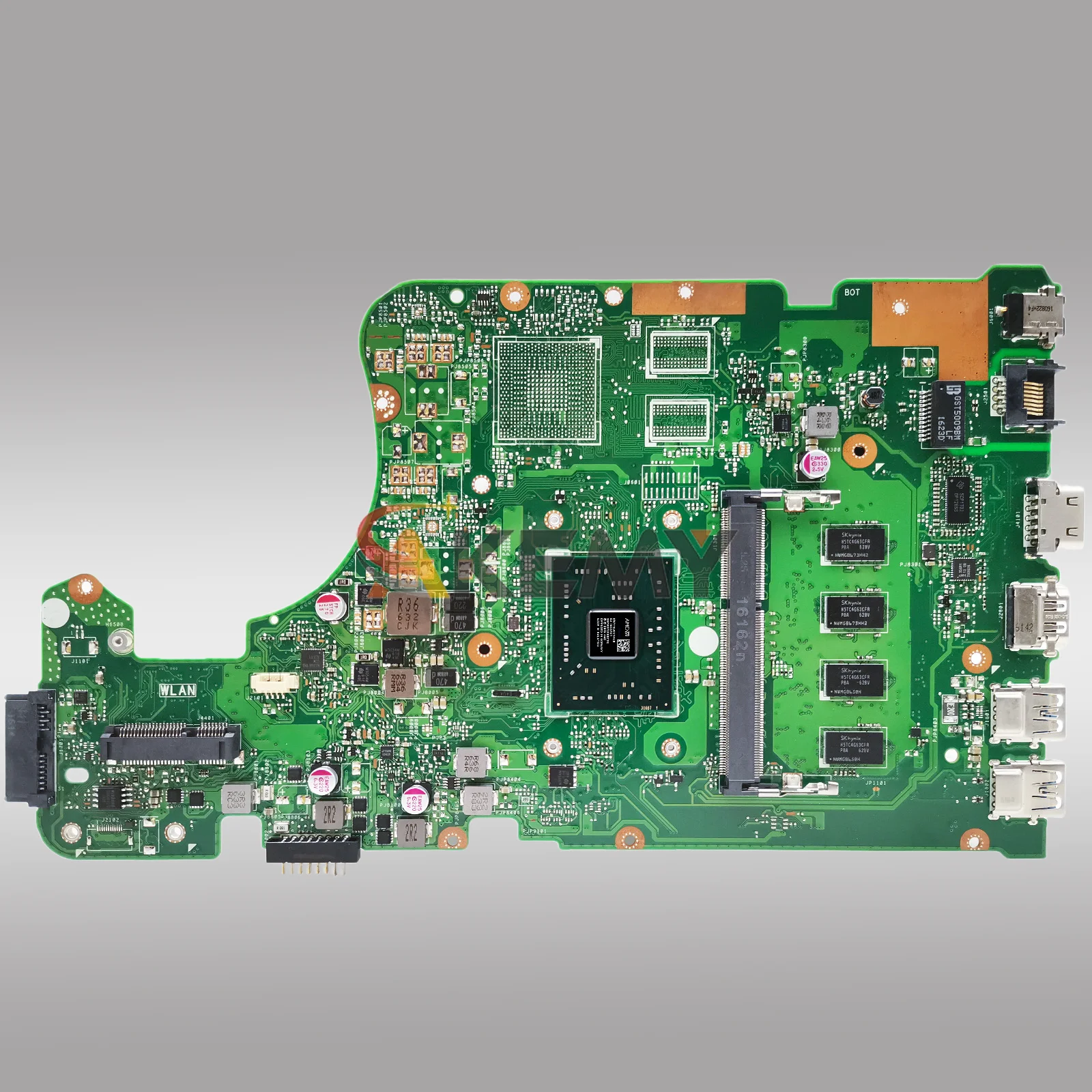 X555DA Motherboard Laptop UNTUK ASUS VivoBook A555D X555DA K555D X555YI X555YA X555DG X555D Mainboard dengan A4 A6 A8 A10 A12 CPU