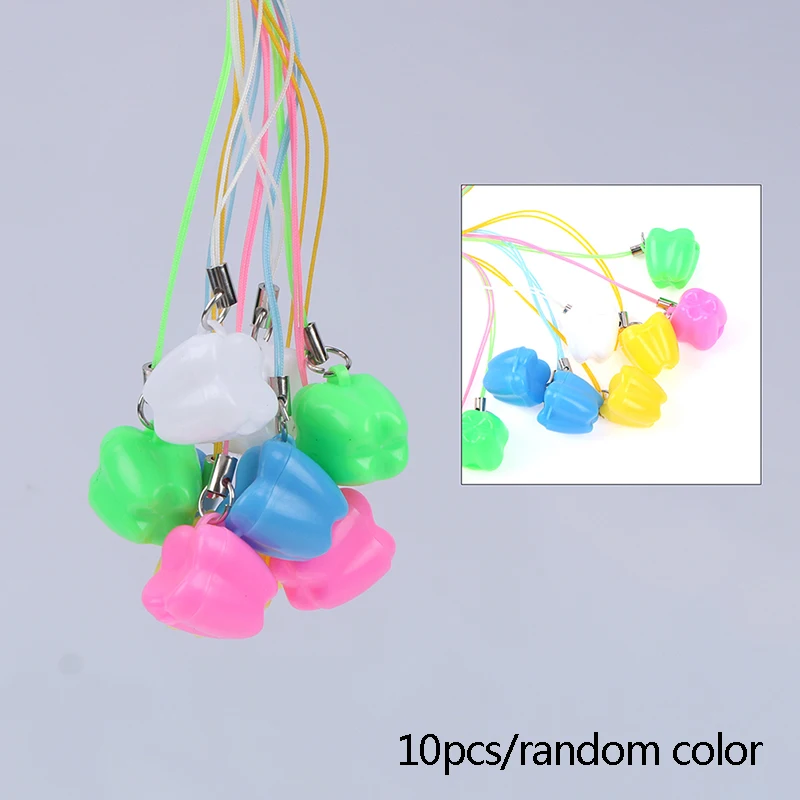 

10 шт. красочный ящик для хранения зубов для маленьких детей, органайзер для молочных зубов, держатель на память