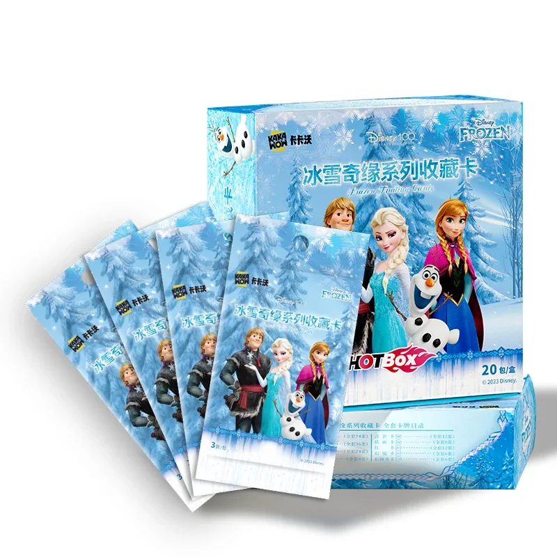 KAKAWOW Card Stitch Frozen Zootopia Toy Story Sanrio Monsters University Disney 100 Star Wars Anime Collectible Card Toy Gift