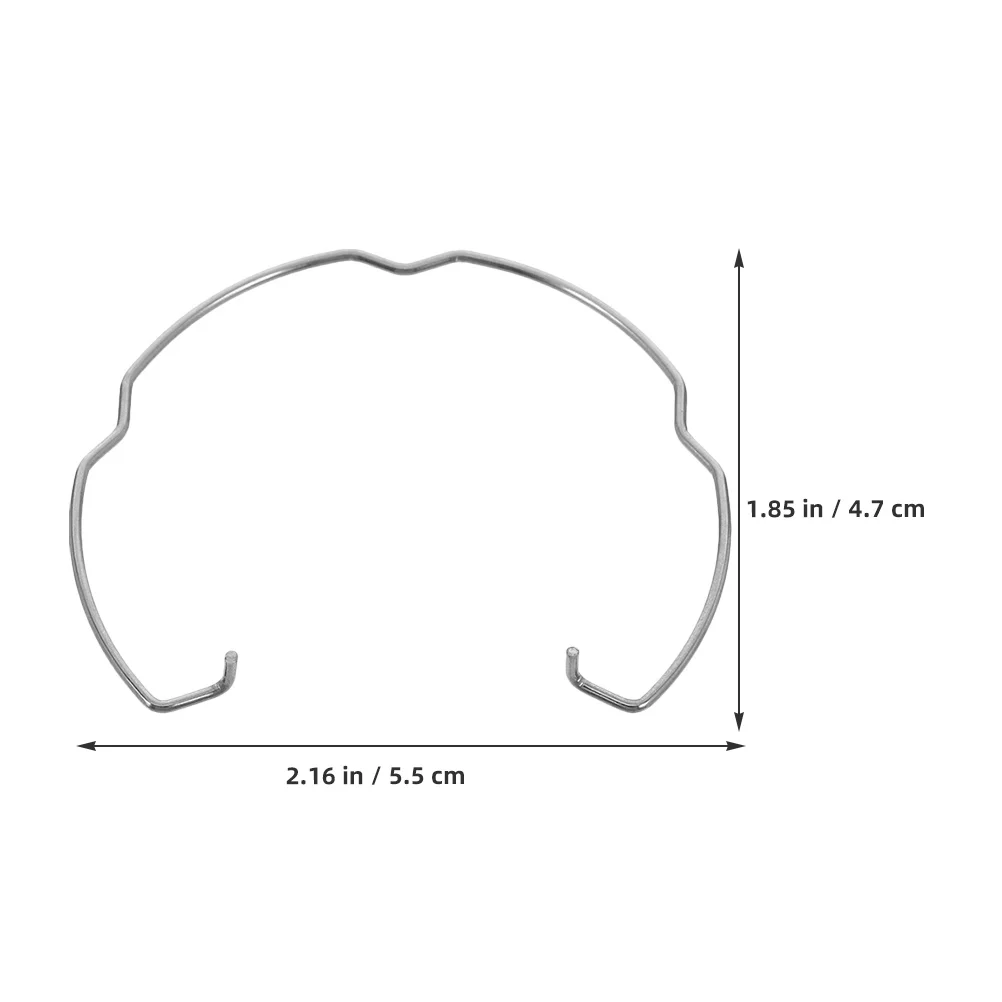 10 قطعة مقاطع الربيع الإضاءة راحة المعادن الاحتفاظ المشابك التصميم الجمالي مستقرة ضوء لمبة الاحتفاظ الربيع المشابك #4