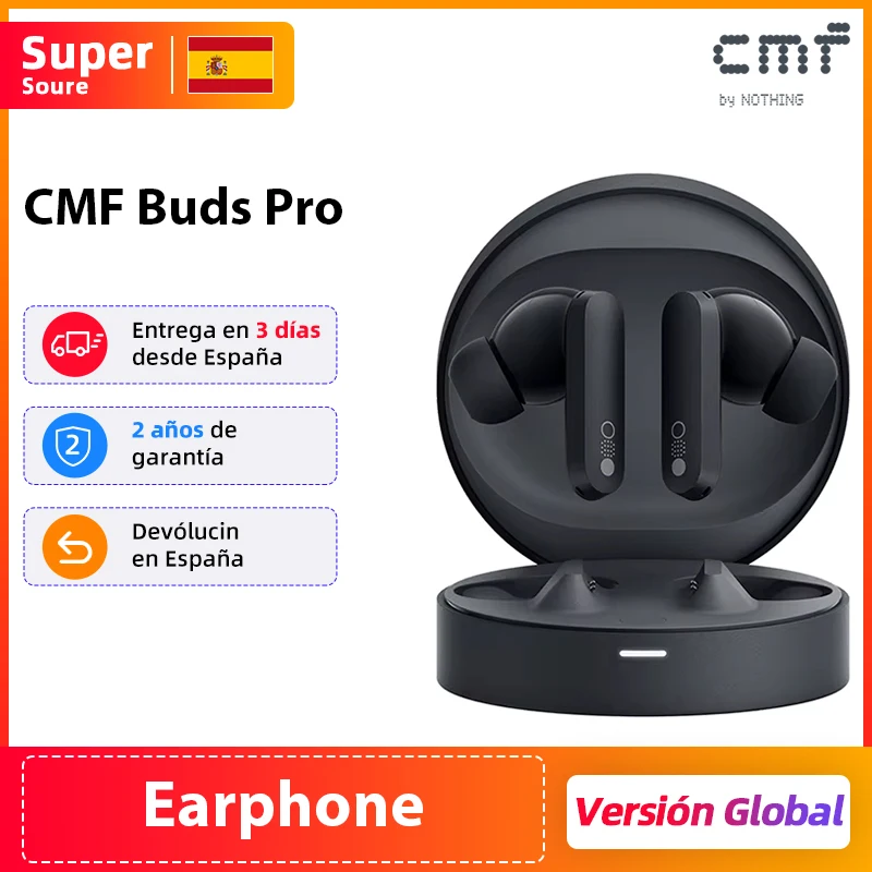 Global Version CMF Buds Pro 45dB hybird Active Noise 11 Hours of NON-STOP Music  Ultra Bass Technology buds Pro