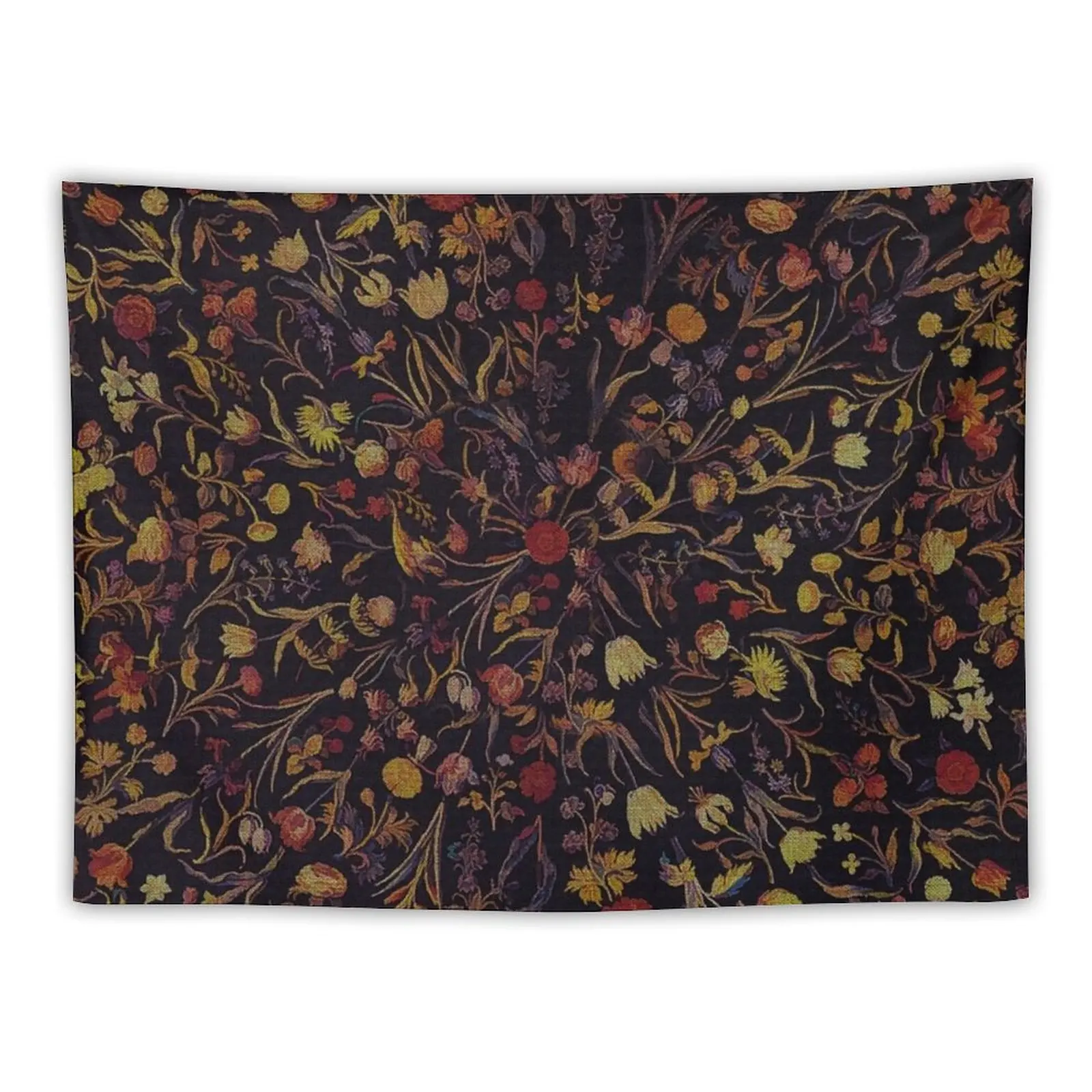 

Midnight Floral Tapestry Cute Room Things Wall Hanging Bedroom Decor Tapestry