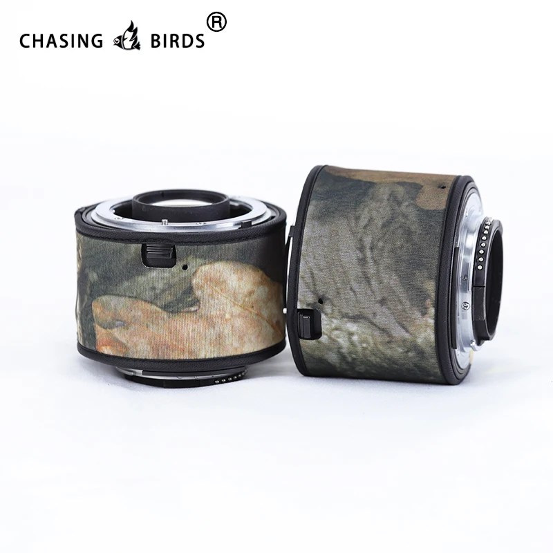 Chasing birds camouflage lens coat for NIKON AF-S teleconverter 1.4X 2.0X 1.7X waterproof and rainproof lens protective cover