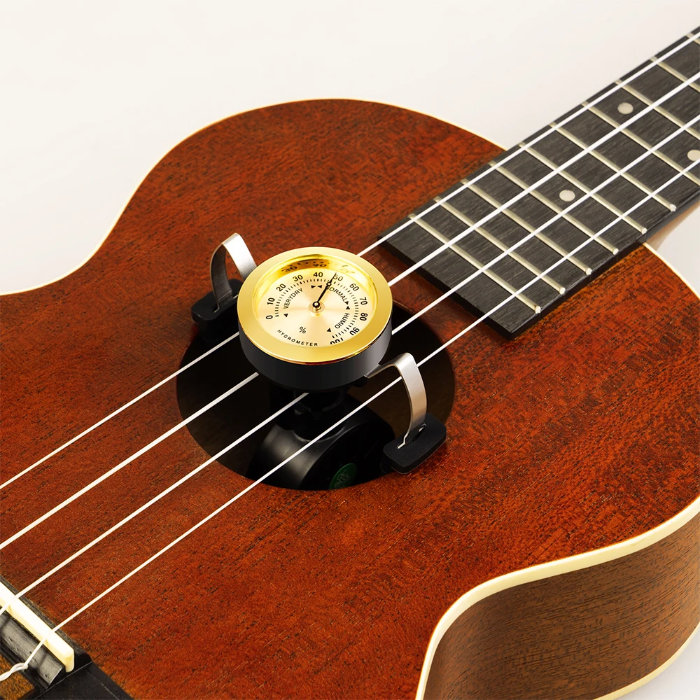 JOYO Guitto Series GHD-02 مرطب القيثارة مع مشبك زنبركي حماية من السيليكون مقياس رطوبة عالي الدقة كشف في الوقت الحقيقي