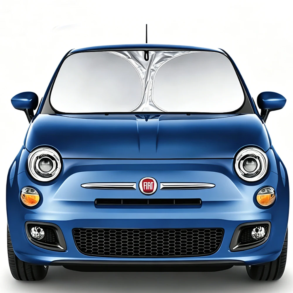 Per Fiat 500 500c 500l 500x Parabrezza Auto Parasole Blocchi Riflettore Finestra Visiera Scudo Copertura Pieghevole Ombrellone 1 Pezzo