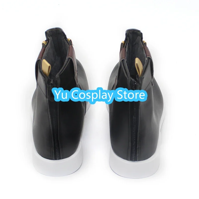 Meninas honkai: star rail cosplay sapatos halloween carnaval botas cosplay prop sapatos de couro do plutônio feito sob encomenda