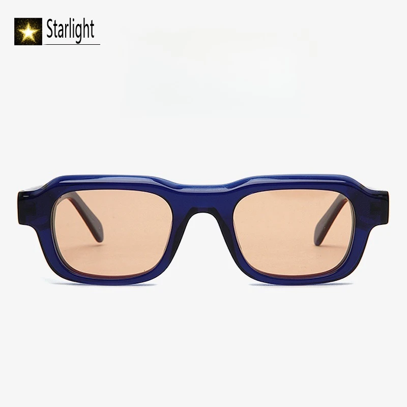 

Поляризованные толстые квадратные ацетатные солнцезащитные очки мужские ацетатные модные классические очки UV400 мужские ретро женские уличные очки пляжные 143 мм