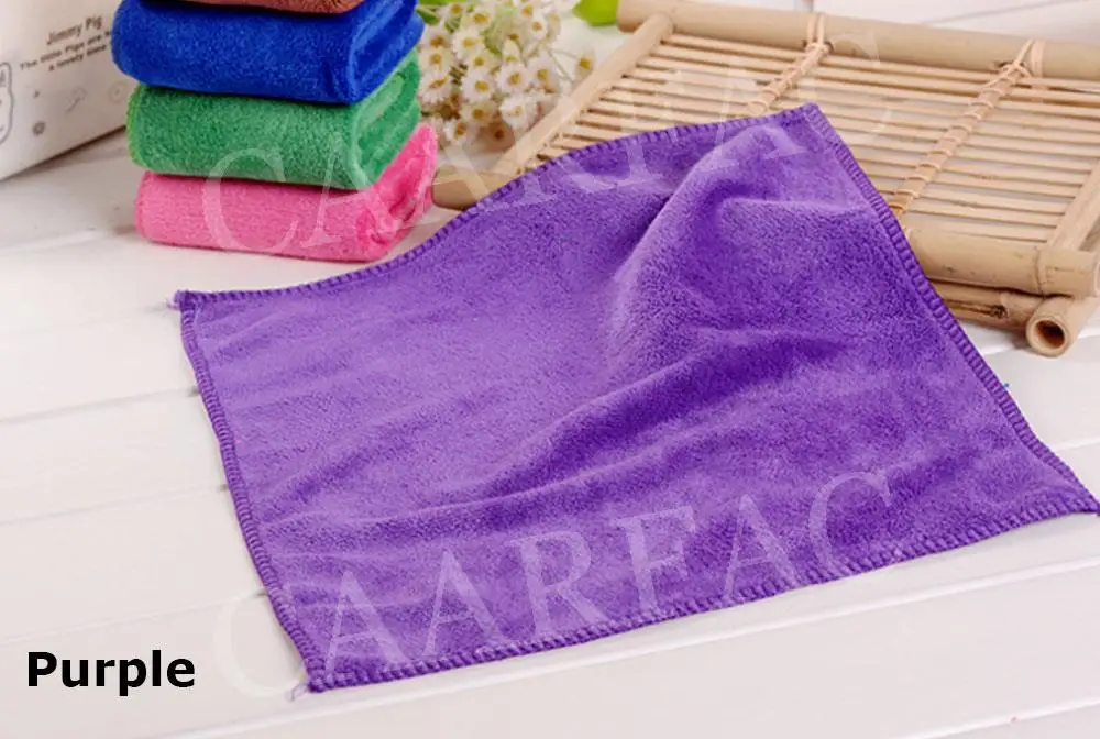 30*30cm Car Accessorise Wash Spong Microfiber Towel Auto Cleaning Drying Cloth Hemming Super Absorbent for Universal All Cars