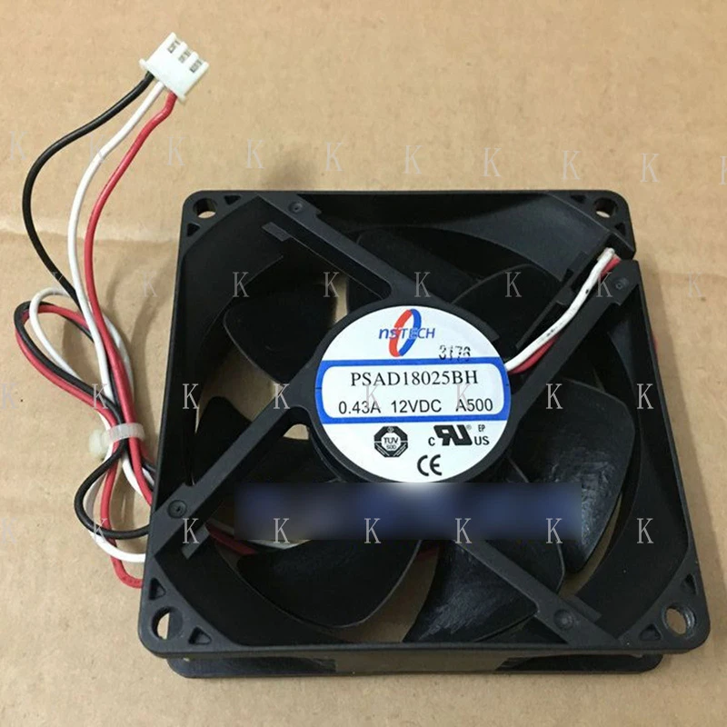 

C New FOR NSTECH PSAD18025BH A500 DC12V 0.43A 3pin Double cooling fan #xz
