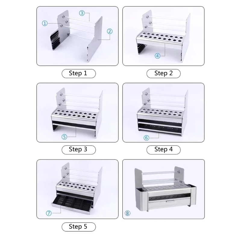 Plastic Storage Box Tweezers Screwdriver Business Card Storage Box for Phone