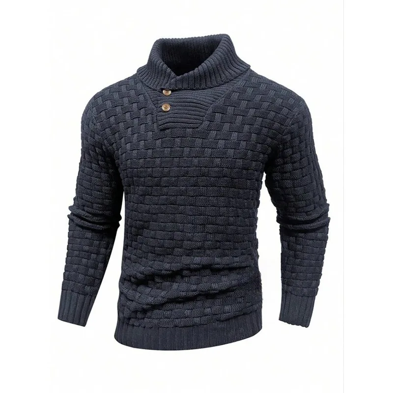Fashion Mens Knitted Pullover Sweater Round Neck Winter Warm Clothing