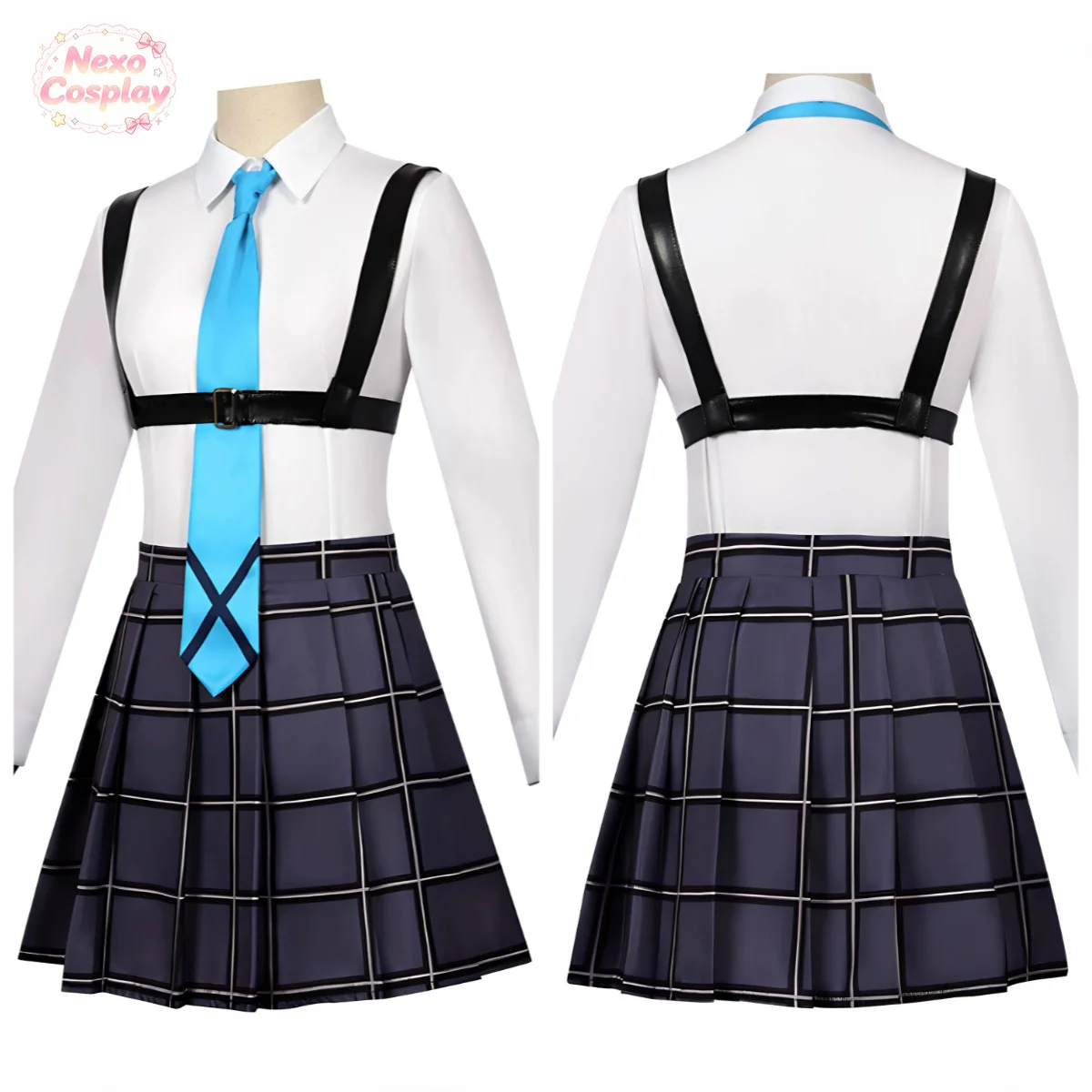 Blue Archive Takanashi Hoshino Game Suit Uniform Cosplay Costume Halloween Carnival Party Outfit NexoCosplay