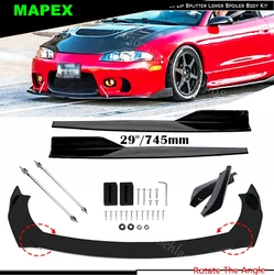 For Mitsubishi Eclipse Spyder Front Bumper Lip Splitter Lower Spoiler Side Skirt