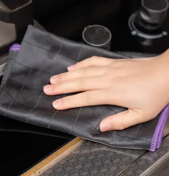 無絨碳纖維清潔布,玻璃窗拋光,無痕奇蹟易清潔抹布,可重複使用,適用於廚房餐具清潔 10 最佳銷售 玻璃清潔布 - №8