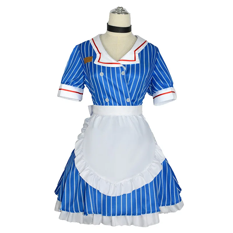 Deinonuma Saiminshi Hypnosis MV Cosplay - مجموعة كاملة من ملابس خادمة أنيمي Kasane Teto مع قبعة (Miku Franchise) #5