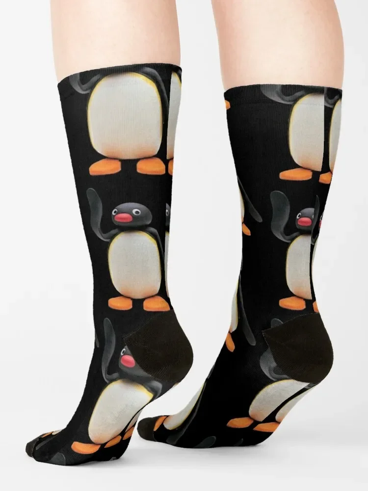 Pingu Greeting BeepPeep's calcetines de Merch oficiales, lotes de colores, regalo de Navidad, botas de senderismo, Calcetines para hombre y mujer