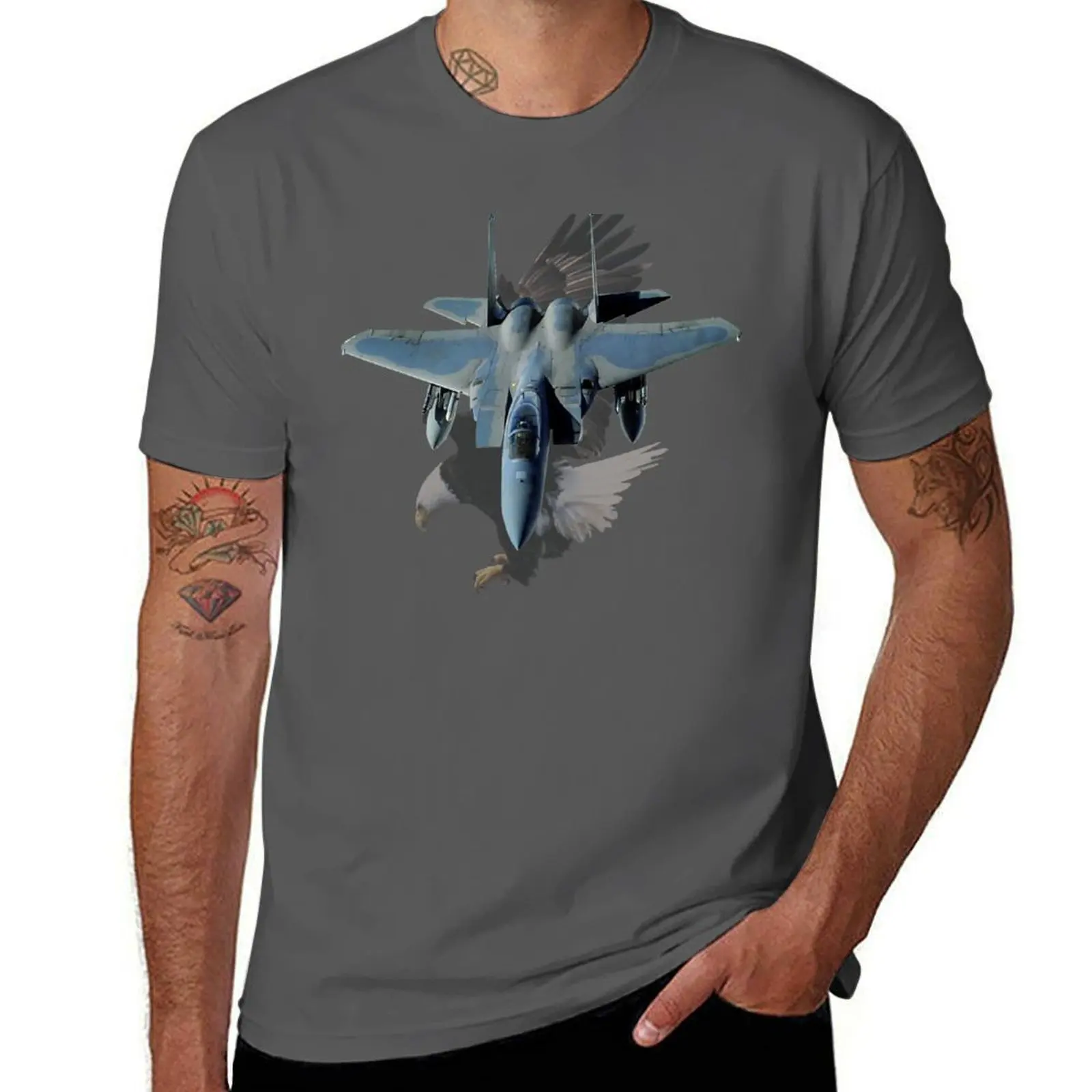 

F15 Eagle T-Shirt Plus Size Quick Dry Sports Tee
