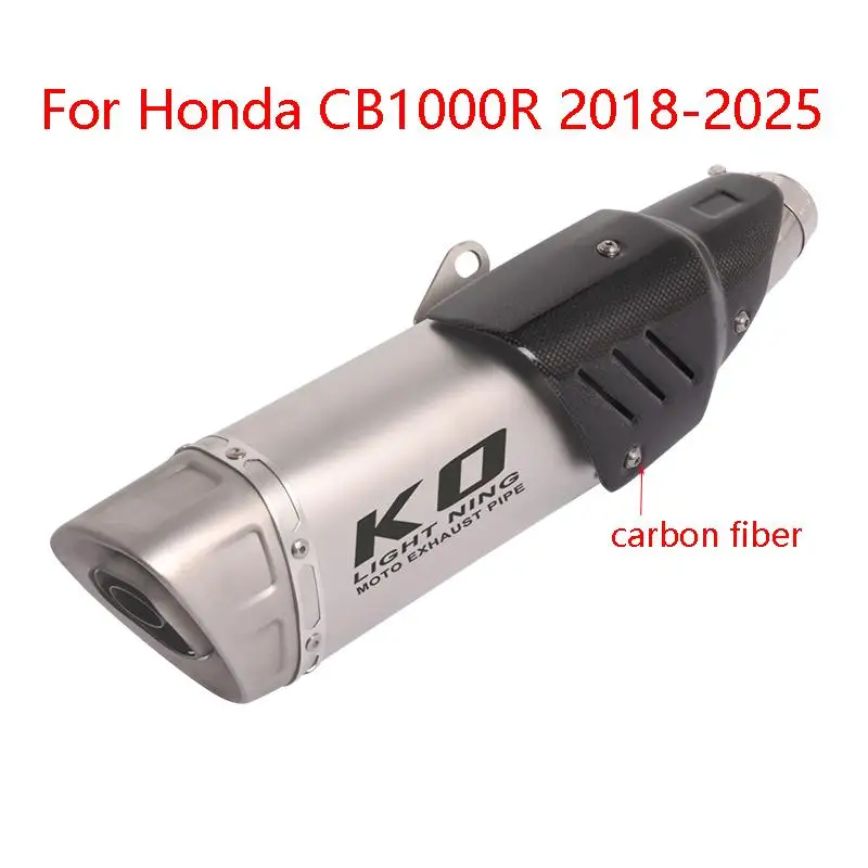 

For Honda CB1000R 2018-2025 Motorcycle Exhaust Muffler Tail Pipe Stainless Steel Carbon Fiber Escape Slip On Original