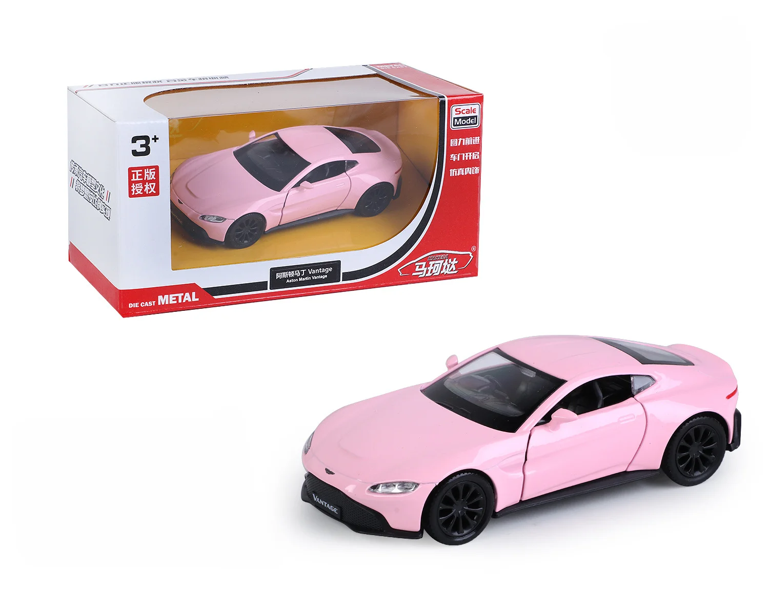 1/36 Pink Car Benz Volkswagen T1 Diecast Alloy Vehicle Beetle Maserati Nissan Model Door Open Pull Back Collection Girl Boy Toy