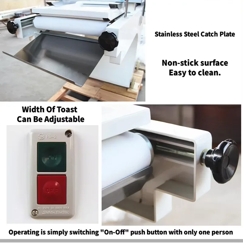 

Commercial Loaf-bread-making-machine Long Bread Loaf Making Machine Automatic Toast Bread Toast Molding Forming Machine Moulder